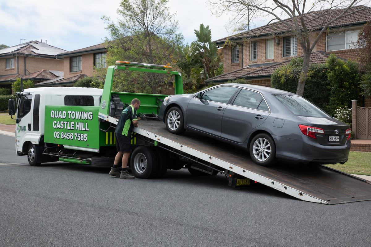 Car towing service Castle Hill
