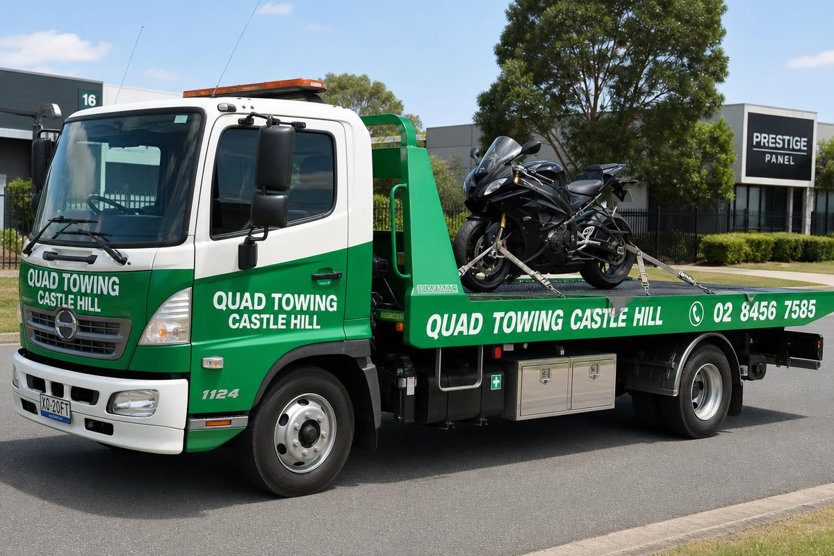 Motorbike towing service Castle Hill